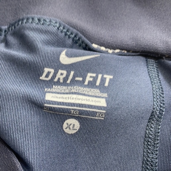 Nike Navy White Pinstripe Tennis skort XL - Picture 3 of 10